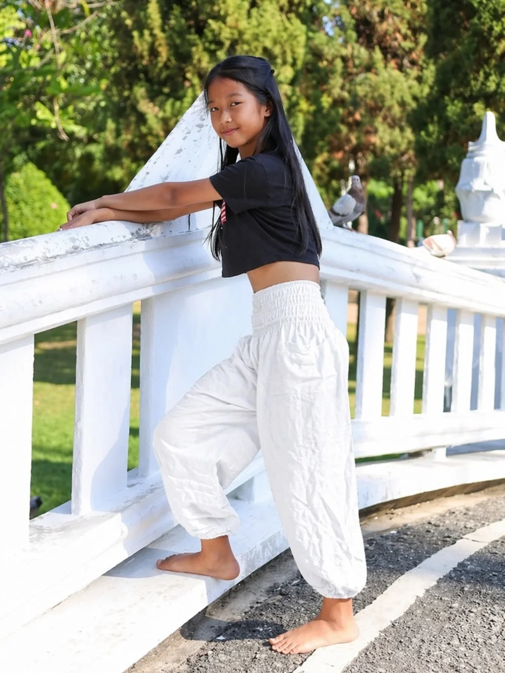 Bohemian Island Harem Pants - Picture 1 of 6